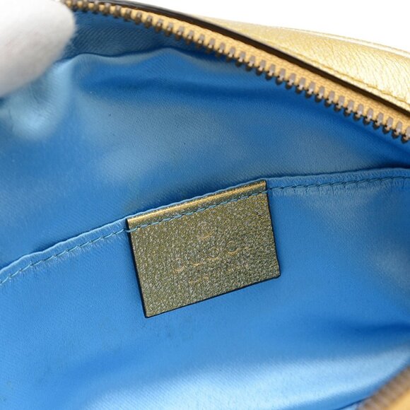 GUCCI Pink Leather GG Marmont Fanny Pack - Picture 7 of 8